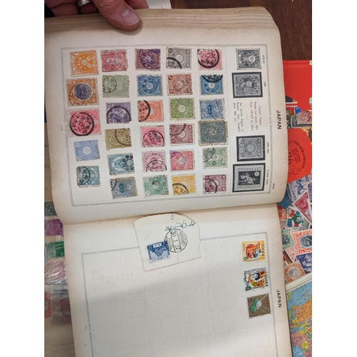 357 - Postage stamps from around the world contained in albums from the late 19th century and later Locati... 