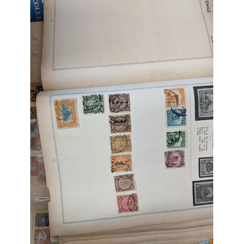 357 - Postage stamps from around the world contained in albums from the late 19th century and later Locati... 