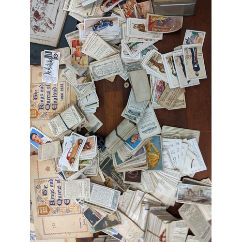 358 - Mainly cigarette cards to include sporting, motoring and other activities Location:A4B
If there is n... 