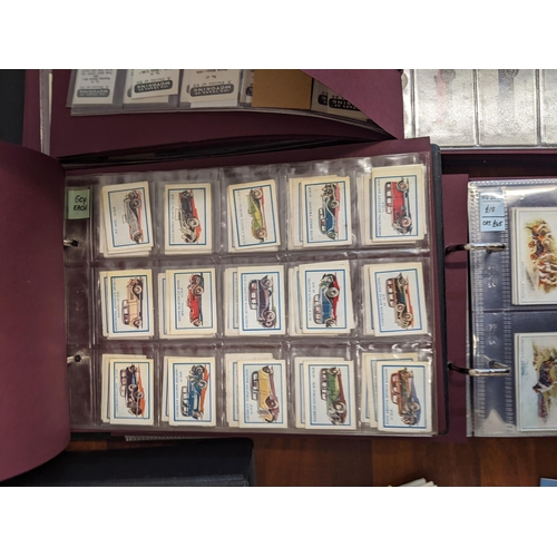 362 - A collection of cigarette cards, mostly in albums to include I Spy cars, Dogs by John Player & Son, ... 