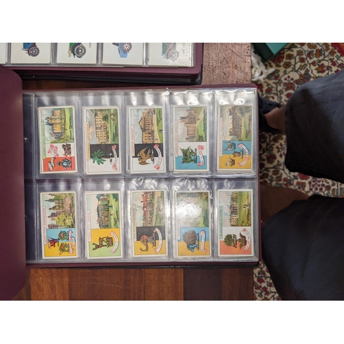 362 - A collection of cigarette cards, mostly in albums to include I Spy cars, Dogs by John Player & Son, ... 