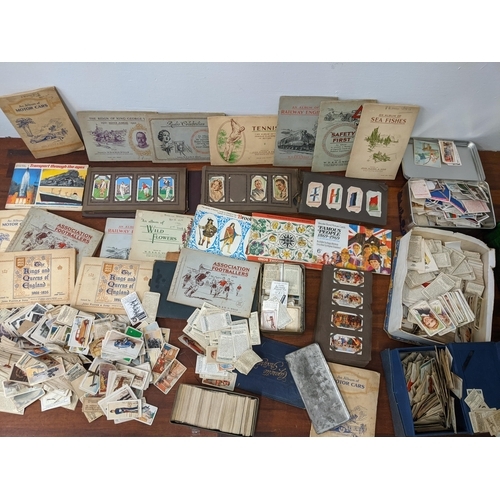 358 - Mainly cigarette cards to include sporting, motoring and other activities Location:A4B
If there is n... 