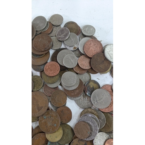 490 - 19th century and later coins (mainly British) to include a Victorian 1838 (2), 1839, 1844, 1887 silv... 