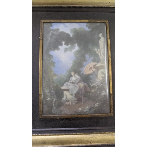 495 - A mixed lot to include framed and glazed pictures and paintings to include a pair of 19th century wa... 