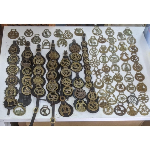 538 - A large quantity of horse brass to include a masonic example and others
Location:4.5
If there is no ... 