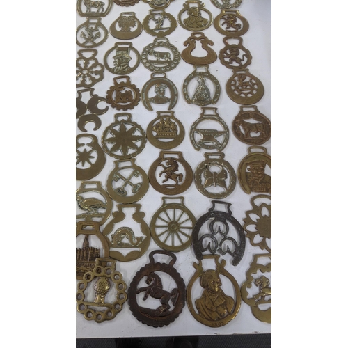 538 - A large quantity of horse brass to include a masonic example and others
Location:4.5
If there is no ... 