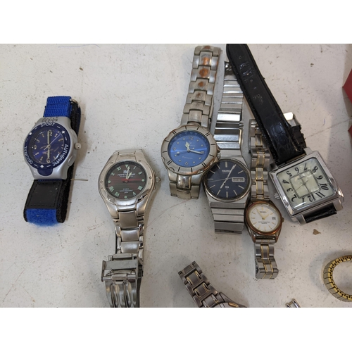 436 - Wristwatches to include a gents Omega De Ville quartz box, a Seiko and others Location:A4B
If there ... 