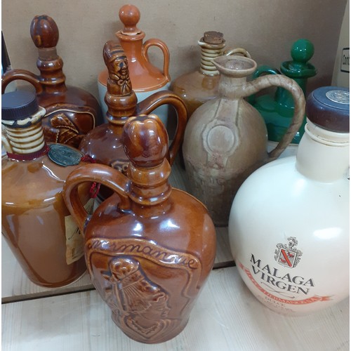 550 - Whiskey related items to include empty decanters and advertising tumblers and other items. 
Location... 