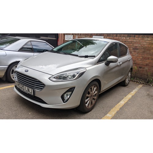 207 - A Ford Fiesta Titanium 1.0 litre Turbo 5 door petrol hatchback, manual, 1 former keeper, Mot expiry ... 