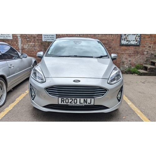 207 - A Ford Fiesta Titanium 1.0 litre Turbo 5 door petrol hatchback, manual, 1 former keeper, Mot expiry ... 