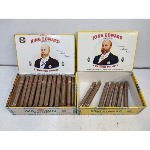 170 - King Edward The Seventh Mild Tobacco Imperial fifty five cigars, individually sealed
Location:
If th... 