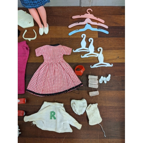 112 - A 1960's Tressy doll produced by The American Doll Company and a late 1960's early 1970's Sindy doll... 