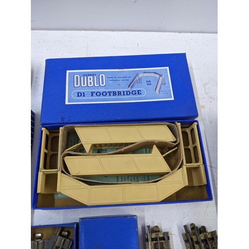 46 - A collection of Hornby Dublo model Railway equipment to include a boxed ' Duchess of Monrose' locomo... 