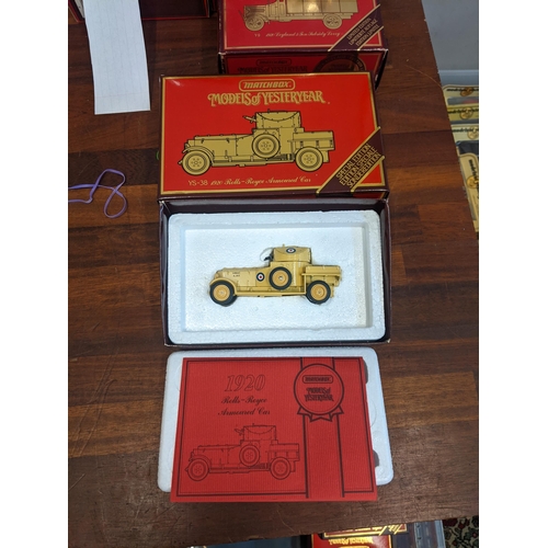 53 - A collection of matchbox models of yesteryear diecast vehicles to include YS-39 passenger coach & ho... 