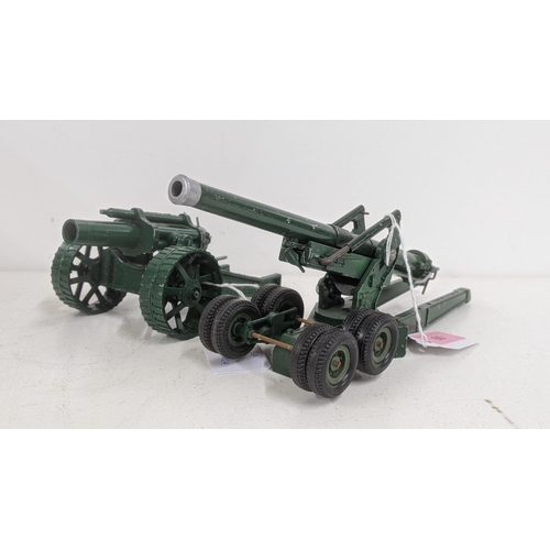 60 - Two Britain's Diecast toy canons to include a Long Tom field gun and one other
Location: LAF

If the... 