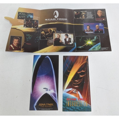 61 - Star Trek collectables to include; a Dinky die cast ' Klingon' Battle cruiser (boxed) Star Trek Insu... 