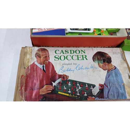 100 - Football related boxed games to include Subbuteo World Cup edition, Casdon Soccer and Grandstand 'Ma... 