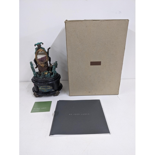 123 - A Sam Zell 2000 automaton 'No Free Lunch' 459/675 with the instructions, booklet and original box Lo... 