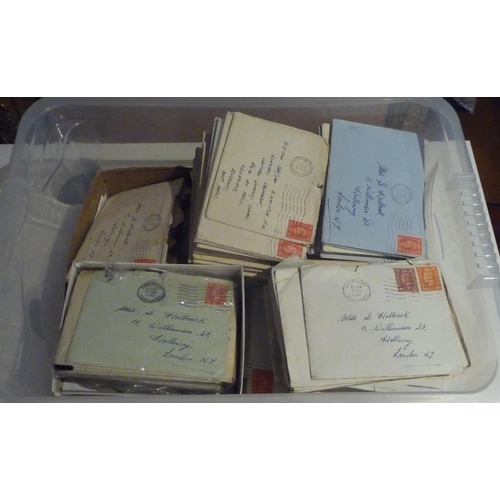 401 - Box of National Service sweetheart letters from the early 1950’s- nos 3131504 Cadet Gunner cadet Kil... 