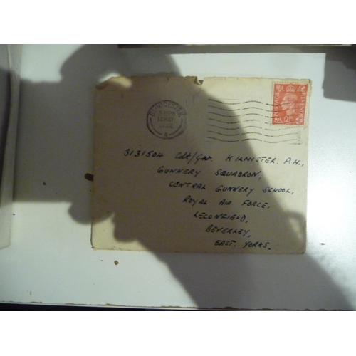 401 - Box of National Service sweetheart letters from the early 1950’s- nos 3131504 Cadet Gunner cadet Kil... 