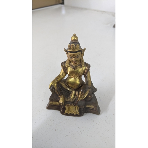 403 - 20th century and later mainly Indian items to include a patinated cast metal statue of Ganesh and ot... 