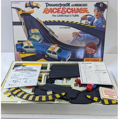 96 - A boxed matchbox Powertrack race and chase set believed to be complete
Location:BWR
If there is no c... 