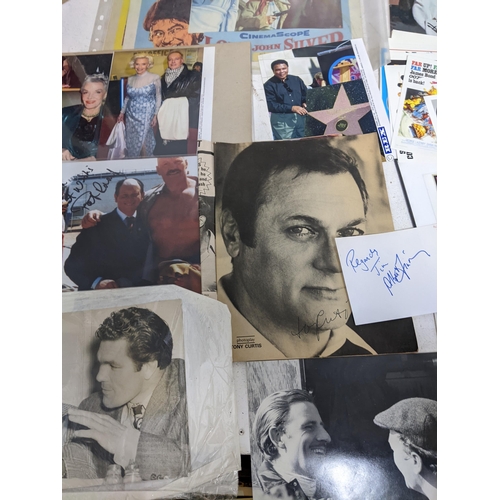 442 - Sporting and film autographed memorabilia to include Boxing, and James Bond to include signed photos... 