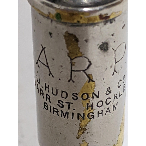 168 - A World War II ARP (Air Raid Precautions) nickel plated whistle

Location:CAB5
Location:
If there is... 