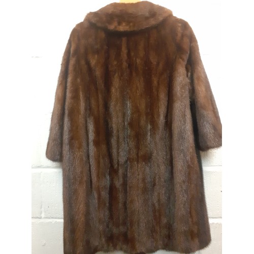 85 - A group of vintage fur clothing comprising a 1940's H.Smith blonde Persian lamb jacket with brown fa... 