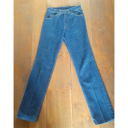 97 - Levi Strauss & Co- A pair of vintage denim straight leg jeans style 530, size 30