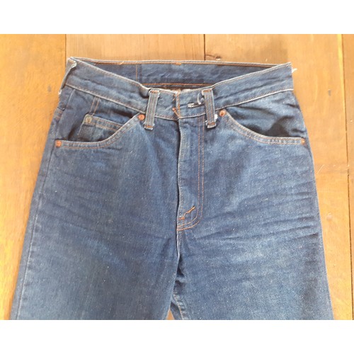 97 - Levi Strauss & Co- A pair of vintage denim straight leg jeans style 530, size 30