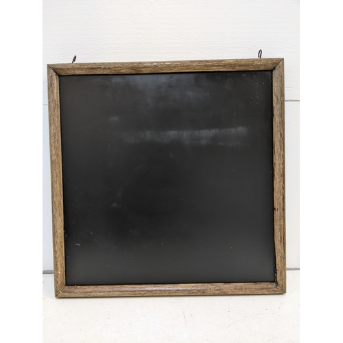 247 - A vintage oak framed chalk board

Location: A3M
If there is no condition report shown, please reques... 