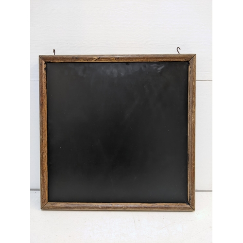 247 - A vintage oak framed chalk board

Location: A3M
If there is no condition report shown, please reques... 