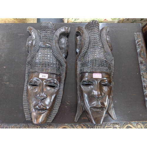 289 - A pair of Indonesian carved hardwood masks
Location: LWM
If there is no condition report shown, plea... 