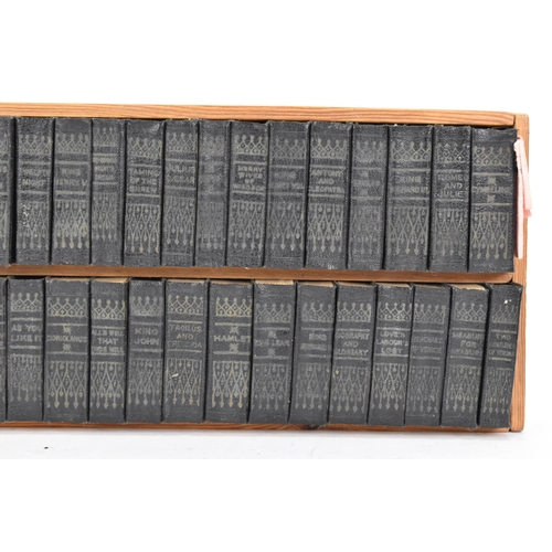 114 - The Works of William Shakespeare, miniature set of forty volumes published by Allied Newspapers Ltd.... 