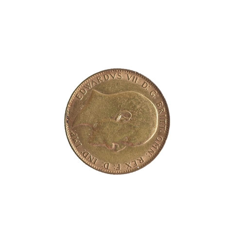 155 - United Kingdom - Edward VII (1901-1910), 1910 Gold Sovereign, London Mint
If there is no location re... 