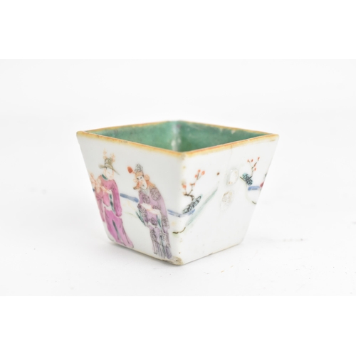 67 - A collection of Chinese famille rose porcelain to include two 19th century saucers 14cm diameter,  a... 