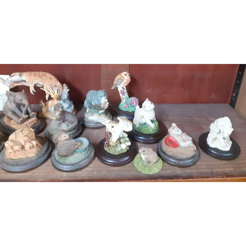 240 - A quantity of mainly late 20th century Border Fine Arts composition models and figure of a fairy to ... 