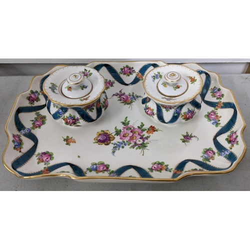 1 - A Copeland breakfast set and a decorative desk set
Location:RWB
If there is no condition report show... 