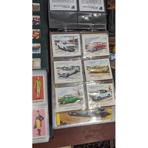 109 - A large collection of cigarette and collectors cards, mostly in albums, to include Vauxhall's 90th A... 