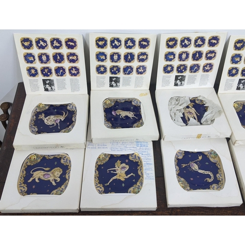 12 - A collection of Hutschenreuther Assiette Zodiaque collectors plates' in their original boxes Locatio... 