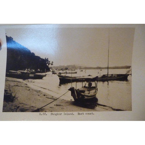 126 - Approx 100 photographs of Malaya coastal areas includes some aerial images and images of Penang-Care... 