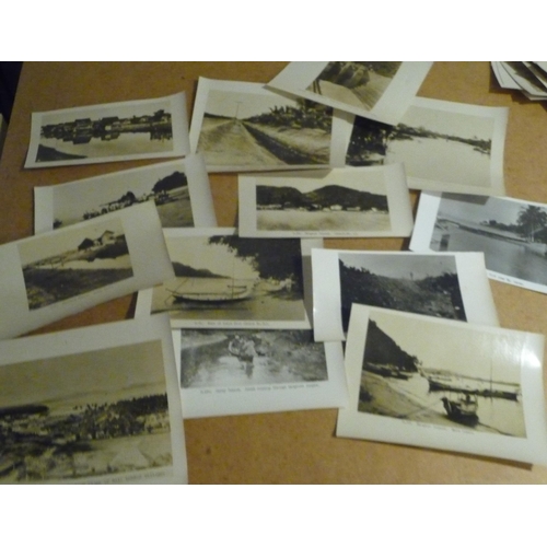 126 - Approx 100 photographs of Malaya coastal areas includes some aerial images and images of Penang-Care... 