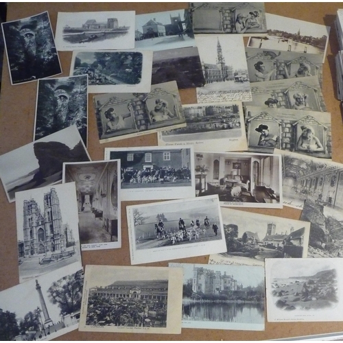 128 - Approx 250 mainly Topographical RP postcards many Edwardian examples Topics include Stonehenge-Famou... 