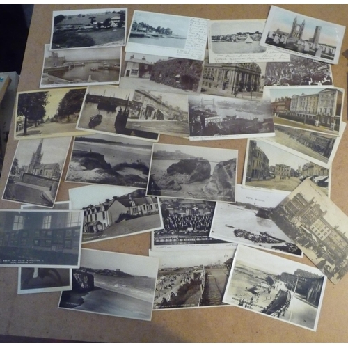 128 - Approx 250 mainly Topographical RP postcards many Edwardian examples Topics include Stonehenge-Famou... 