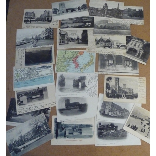 128 - Approx 250 mainly Topographical RP postcards many Edwardian examples Topics include Stonehenge-Famou... 