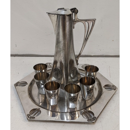 16 - An Art Nouveau WMF silver plated liqueur set
Location:1.4
If there is no condition report shown, ple... 