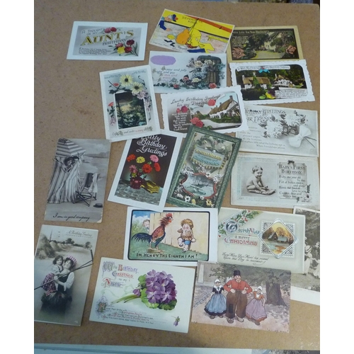 197 - Over 120 postcards includes Edwardian- WW1-1908 Franco British exhibition-seaside-Mabel Lucie Atwell... 