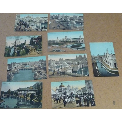 197 - Over 120 postcards includes Edwardian- WW1-1908 Franco British exhibition-seaside-Mabel Lucie Atwell... 