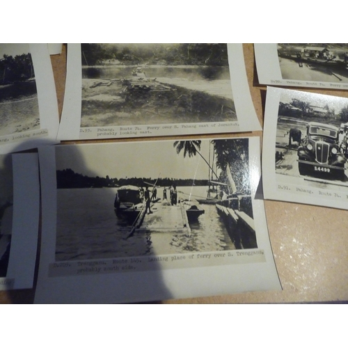 199 - Over 100  photographs Malaya Roads, bridges, villages and ferries includes Ferry Boat Shamrock at Ko... 